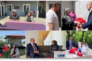 Başkan İbrahim Sandıkçı'dan Şehit Annelerine Ziyaret